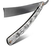 Professional Barber Straight Edge Razor for Men's Hair Cutting and Styling - Straight Edge Stainless Steel Razor Tools