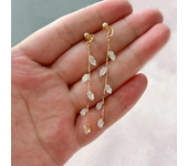 New Fashion Leaf Earrings For Women Exquisite Mini Set Hypoallergenic Wedding Silver Color Earring Jewelry Pendant Gifts