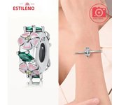 Real S925 Silver Stopper Clip Charm Star Bow Charms Beads for Original Pandora Bracelets Fine Jewelry Gifts for Women Diy