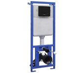 vidaXL Cisterna alta oculta 11 L 41x14x (110-125) cm