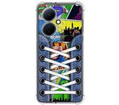 Funda Silicona Antigolpes para Vivo V29 Lite 5G diseño Zapatillas 14 Dibujos