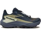 Zapatillas De Trail Salomon Genesis Mujer Carbon/Grisaille/Aloewa