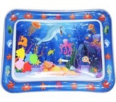 Water Sensory Play Mat Thickened Inflatable Water Mat For Cat And Dog Pet Playmat With Fish Sea Ocean Theme Sensory Toy Water