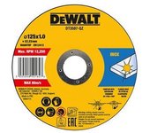 Set DEWALT de 10 Discos de Corte para Acero Inoxidable 125x1x22,23mm (DT3507-QZ)