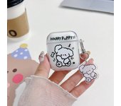 1pc Cute Puppy Pattern Earphone Cases for Apple AirPods 1/ 2/ 3/ Pro Protective Cover Headphone Accessorie Protective Box