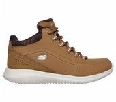 Skechers | Mujer | Botines de piel Ultra Flex Just Chill marrón