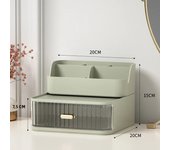 Cosmetics Transparent Storage Box Desktop Drawer Storage Box Office Desk Organizing Shelves