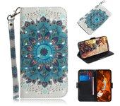 Painted Flip Leather Magnetic Case for OPPO Reno 6 5 4 Pro Plus  Reno4 Lite 5K 4 Z 5z 5G 4G Phone Cover
