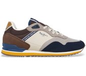 Pepe Jeans | Zapatillas de piel London Link marino