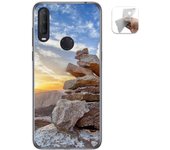 Tumundosmartphone Funda Gel Tpu para Alcatel 1S 2020 / 3L 2020 diseño Sunset Dibujos