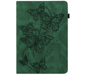 Luxury Business Flip Flower Texture Leather Tablet Case for Samsung TabA9 A9 Plus Solid Color Skin Feel Shockproof Protect Cover