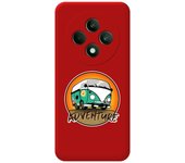 Tumundosmartphone Funda Silicona Líquida Roja para Oppo Reno 12F 4G / 12 F 5G diseño Adventure Dibujos