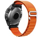 Correa de Nylon para Garmin Fenix 8 - 51mm / Fenix 7X Pro / Fenix 6X Pro / Enduro 3 / Epix 2 Pro 51mm, Banda Loop Alpine Conectores Quickfit 26mm