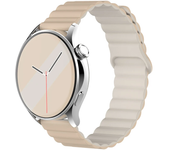Magnetic loop For Samsung Galaxy watch 6 5 4 Classic 20MM 22mm Silicone bracelet Amazfit Bip 5/3 pro/Balance/GTS/GTR 4-3 strap