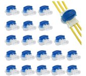 Lote de 20 Conectores de Cable Rellenos de Resinas para Robot Cortacésped Automower