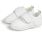 KIDSUN Baby Children Shoes Matte Leather Toddler First Walkers Shoes Rubber Soft-Sole Flat Anti-slip Infant Mirror Shoes