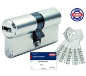 Cilindro de seguridad ABUS modular niquel doble embrague 40/40