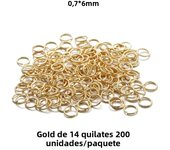 50-200pcs/Lot 3-10mm Stainless Steel Gold Open Jump Rings Split Rings Connector for Jewelry Making Accessories Findings Supplies