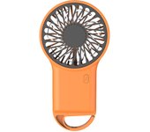 Ventilador de mano, de bolsillo pequeño ventilador portátil, mini ventilador recargable USB, ventiladores de mano de bolsillo para maquillaje, camping de viaje al aire libre (naranja)