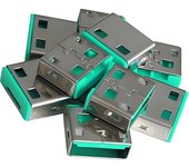Lindy bloqueador de puertos usb-a, 10 piezas, sin