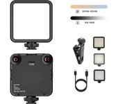 LED Clip Video Light Portable Photography On-Camera 3000K-6000K Bi-Color Lighting Cold Shoe For DSLR Camera Camcorder Gopro Vlog