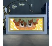 Anime Cartoon Night Lights LED Son Goku Vegeta Dabi Tanjirou Albedo Color Changing Desk Lamp Satoru Gojo Action Figure Toys