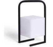 Ledkia Lámpara de Mesa LED Portátil para Exterior con Batería USB Recargable Tiber Negro