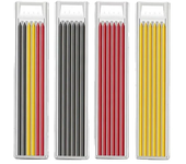 2.8mm Solid Carpenter Mechanical Pencil with Sharpener for Woodworking Construction Long Head Carpenter Pencil Stationery Supply