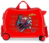 Marvel Spiderman Maleta Correpasillos ABS Rígida Great Power Rojo