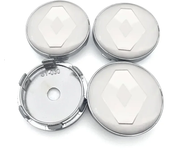 4pcs 60mm Car Wheel Center Hub Cap Rim Cover Emblem Stickers For Renault Megane 2 3 4 Twingo Clio Talisman Captur Trafic Kwid RS