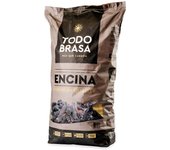 Carbon Vegetal de Encina Premium - Todobrasa. Gran Poder calorifico. Gran duracion. Ideal para BBQ, Parrilla y Horno.