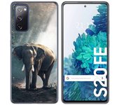 Tumundosmartphone Funda Gel Tpu para Samsung Galaxy S20 FE diseño Elefante Dibujos