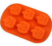 Halloween Molds Nonstick Silicone Cake Mold Pumpkin Moulds Skull Ghost Bat Shape for Chocolate Candy Cookies Cupcakes Fondant