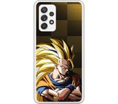 Funda original compatible con Samsung Galaxy A52 4G / 5G - A52s 5g - Dragon Ball Z Goku SS3 Fondo