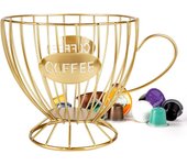 Cesta para cápsulas de café, cápsulas de café almacenamiento para, cesta de mono, para almacenamiento de cápsulas de Café y Fruta
