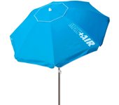 Sombrilla redonda Aktive Beach Air Max flexible protección UV50 azul Ø200 cm