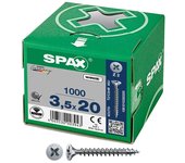 SPAX 4003530003943 tornillo/tuerca 20 mm 1000 pieza(s)