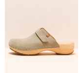 El Naturalista Zuecos N5834 LUX SUEDE PIEDRA / SHOKUNIN para Mujer color Piedra