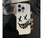 Csse For iPhone 11 Case iPhone 13 Case Smiling Devil Print Graphic Phone Case For iPhone 15 Pro Max 14 12 XS X XR 7 8 Plus Cover