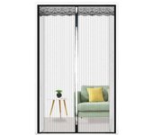 Cortina Mosquitera Para Puertas con cierre malla magnético Automático aire fresc
