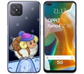 Tumundosmartphone Funda Gel Transparente para Oppo Reno 4Z 5G diseño Cabra Dibujos