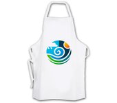 MERCHANDMANIA DELANTAL TALLA ADULTO logo profesional meteorologia clima climatico cocina kitchen apron