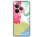 Tumundosmartphone Funda Silicona Antigolpes para Realme GT 6 / GT 6T 5G diseño Acuarela 02 Dibujos