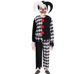 Disfraz de payaso de terror con diamantes, disfraz de cosplay de Halloween, disfraz de actuación infantil de rol europeo
