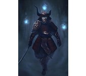 Japan Samurai Warrior Bushido Sword Art Retro Posters Canvas Painting Wall Decor Prints Picture for Living Room Home Decoration