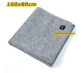 6Area 10W DC Heated Mat Plush Electric Blanket USB Outdoor Camping Sleeping Mattress Heated Mat Thermal Pad Heating Sleeping Psd