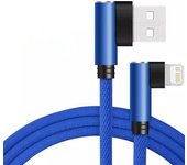 0.25m 0.35m 1m 2m 3m USB Data Sync Elbow Cable For Apple iPhone 12 11 PRO XS MAX XR 5S SE 6S 7 8 Plus ipad mini air Charger Line