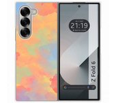Tumundosmartphone Funda Carcasa Dura para Samsung Galaxy Z Fold 6 5G diseño Acuarela 08 Dibujos
