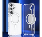 Transparent Shockproof Case for Samsung Galaxy S24 23 22 Ultra Plus FE A54 A34 A14 A25 A24 A13 A15 A05 S Lens Frame Clear Cover