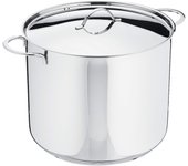 IBILI - Olla super alta con tapa noah, 32 cms, Acero inoxidable 18/10, Apta para induccion